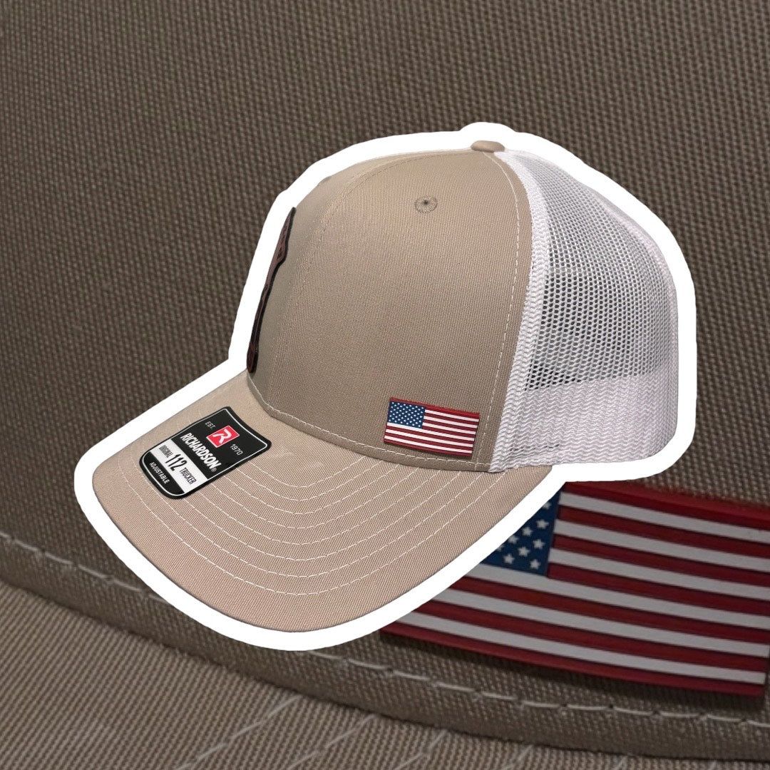 Snapback Trucker Cap - Trump "You Missed Bitches" and mini-America Flag