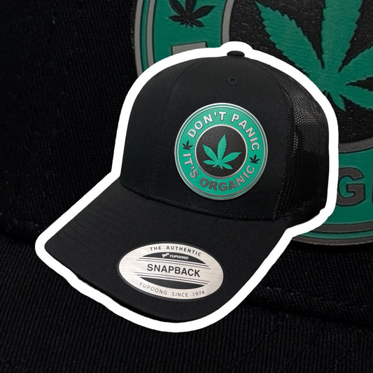 Snapback Trucker Cap - Don't Panic It's Organic