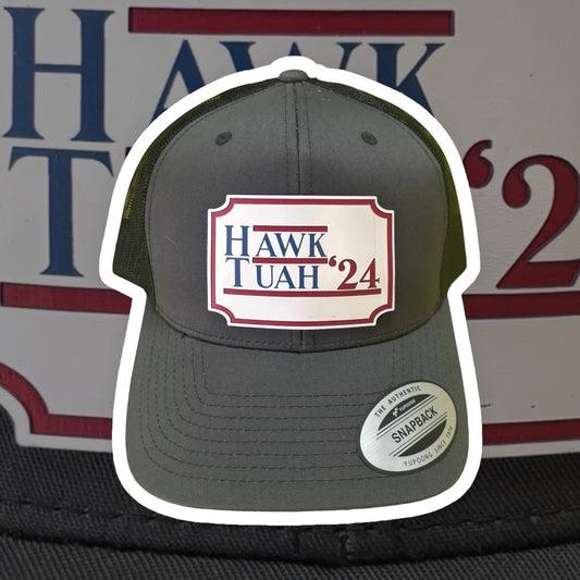 Snapback Trucker Cap - Hawk Tuah '24