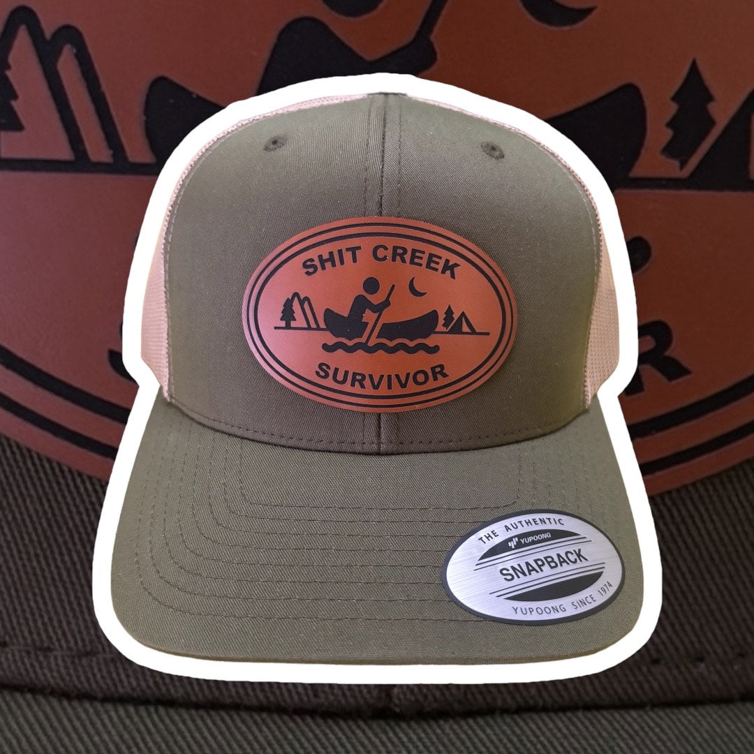 Snapback Trucker Cap - Shit Creek Survivor