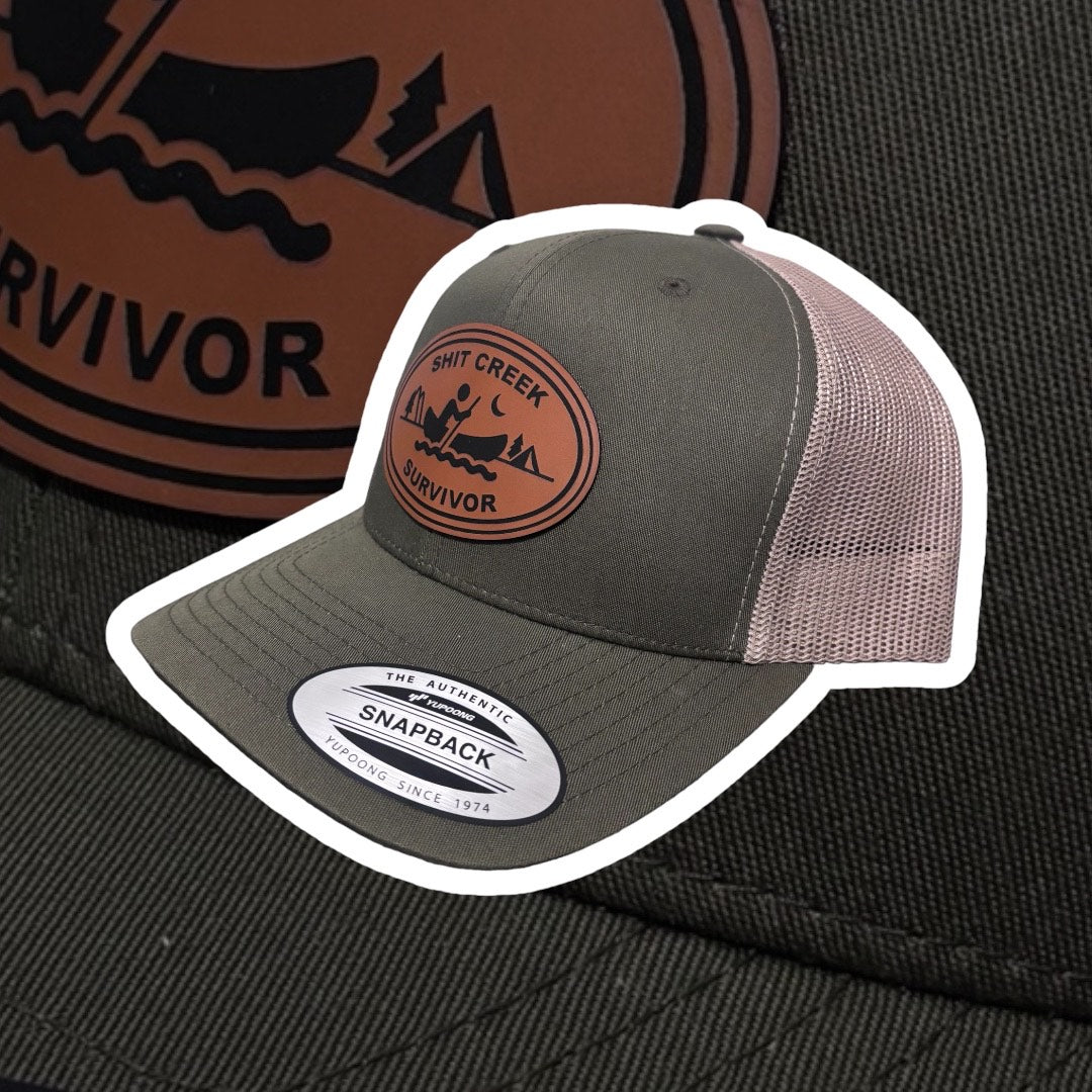 Snapback Trucker Cap - Shit Creek Survivor